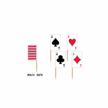 Casino thema cocktailprikkers 50x