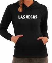 Las vegas wereldstad hoodie zwart dames